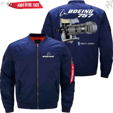 Boeing 757 Rolls-Royce RB211 Ma-1 Bomber Jacket Flight Jacket Aviator Jacket33 THE AV8R